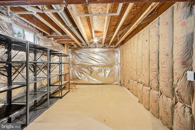 5570 La Vista Dr, Alexandria, VA 22310 - view of unfinished below grade area