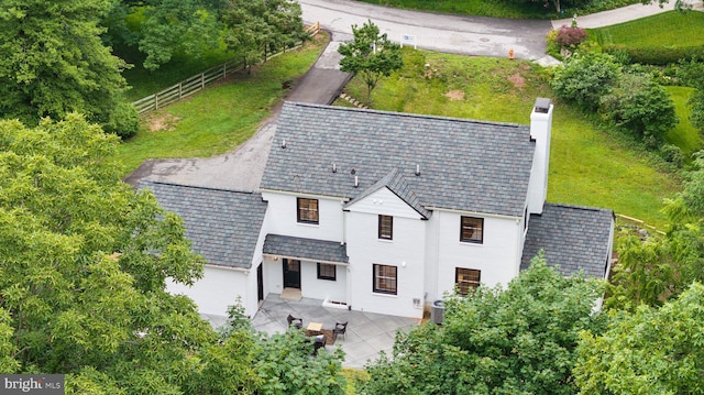 7819 Overbrook, Ruxton, MD 21204 - aerial view of property and surrounding area