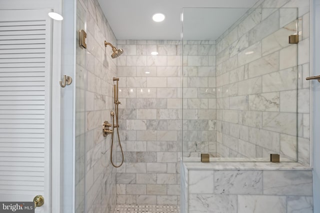 7819 Overbrook, Ruxton, MD 21204 - bathroom featuring a shower stall