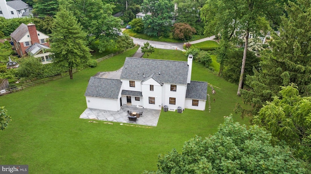 7819 Overbrook, Ruxton, MD 21204 - view from above of property