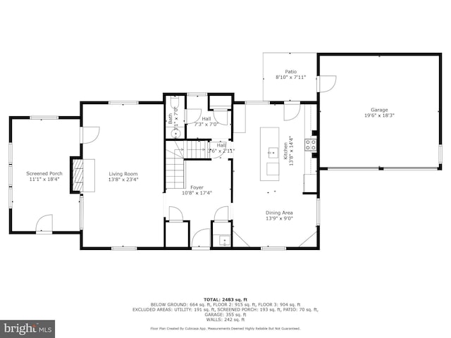 7819 Overbrook, Ruxton, MD 21204 - view of home floor plan