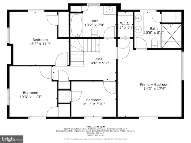 7819 Overbrook, Ruxton, MD 21204 - view of home floor plan