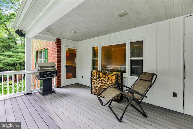 154 Deer Hill Rd, Reading, PA 19607 - deck with grilling area