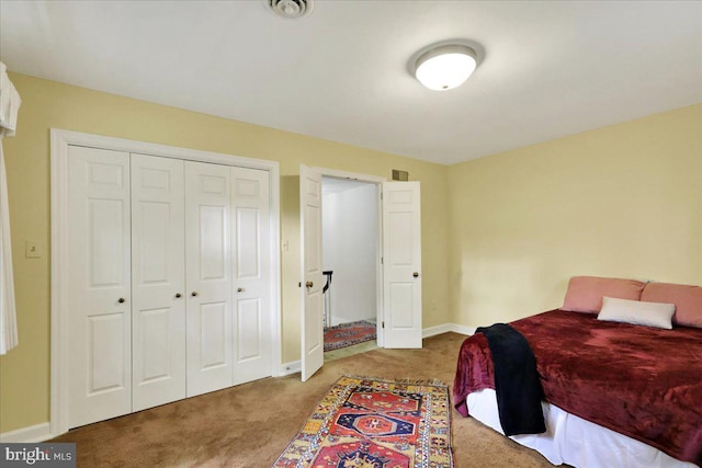 154 Deer Hill Rd, Reading, PA 19607 - carpeted bedroom with baseboards and a closet