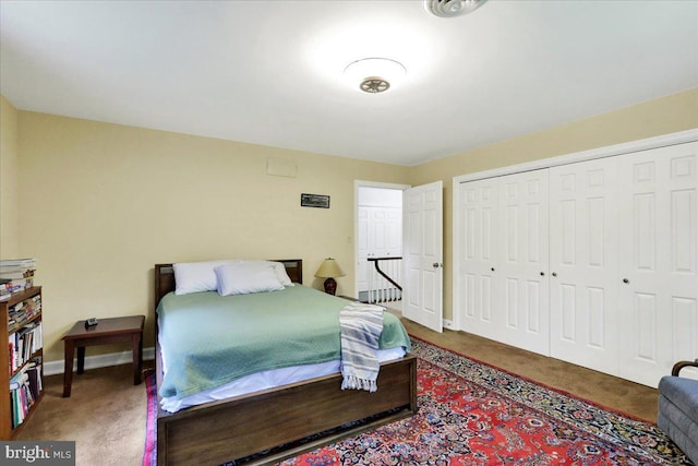 154 Deer Hill Rd, Reading, PA 19607 - carpeted bedroom with a closet and baseboards
