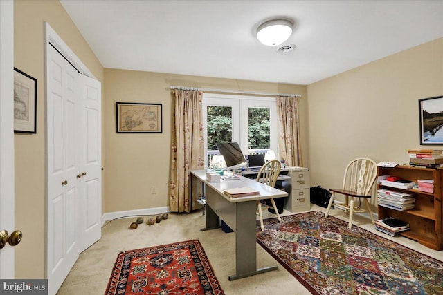 154 Deer Hill Rd, Reading, PA 19607 - home office featuring carpet flooring