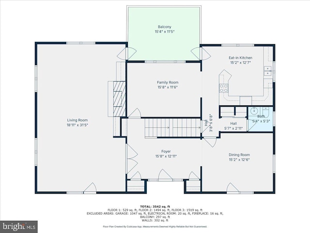 154 Deer Hill Rd, Reading, PA 19607 - view of room layout