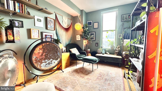 715 6th St NW Unit 1002, Washington, DC 20001 - sitting room with wood finished floors