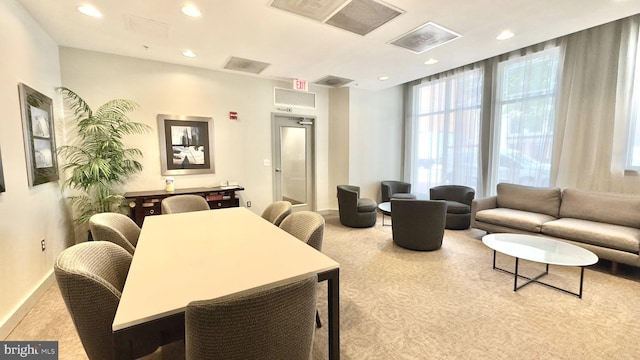 715 6th St NW Unit 1002, Washington, DC 20001 - common area with recessed lighting
