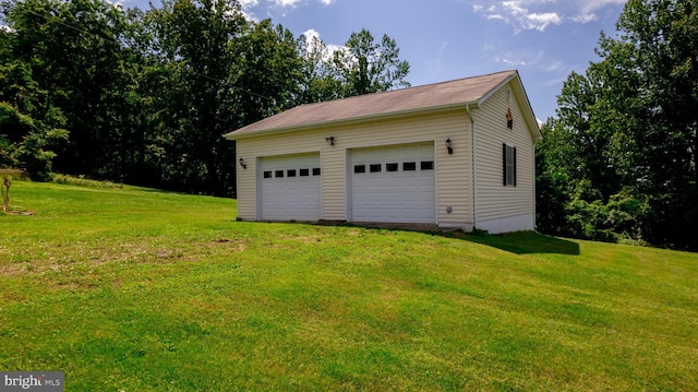 4179 Fiery Run Rd, Linden, VA 22642 - view of detached garage