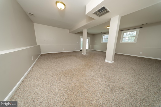 4179 Fiery Run Rd, Linden, VA 22642 - below grade area with baseboards and carpet flooring