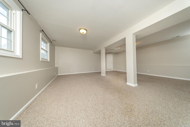 4179 Fiery Run Rd, Linden, VA 22642 - basement featuring carpet floors and baseboards