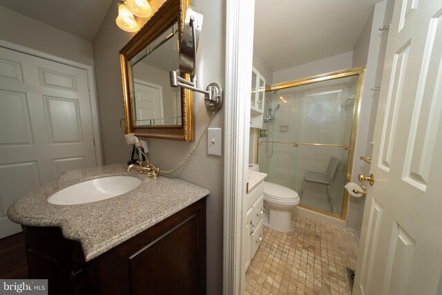 4179 Fiery Run Rd, Linden, VA 22642 - full bath with vanity and a shower stall