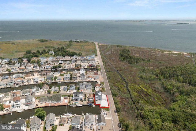 1 Capstan Rd, Waretown, NJ 08758 - aerial overview of property's location featuring a nearby body of water and nearby suburban area