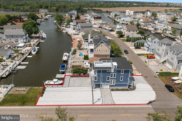 1 Capstan Rd, Waretown, NJ 08758 - aerial view of residential area featuring a nearby body of water