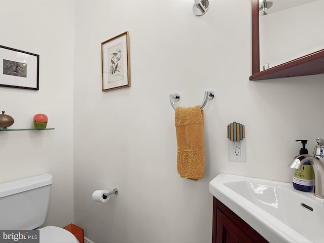 13310 Mockingbird Ln, Bowie, MD 20720 - half bathroom featuring toilet and vanity