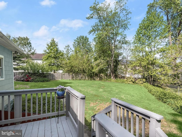 13310 Mockingbird Ln, Bowie, MD 20720 - view of wooden deck