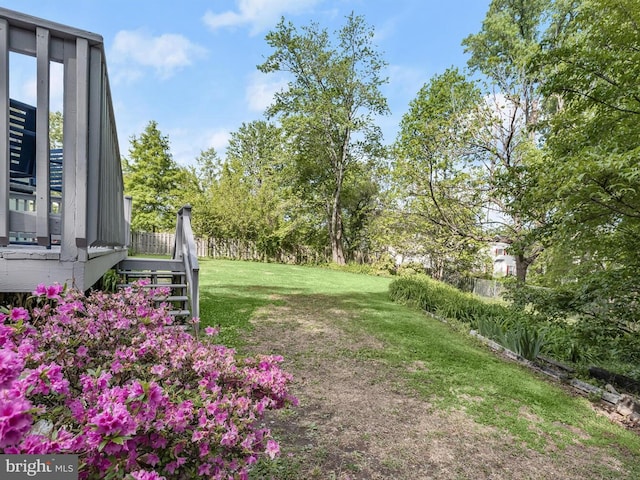 13310 Mockingbird Ln, Bowie, MD 20720 - view of green lawn with stairway