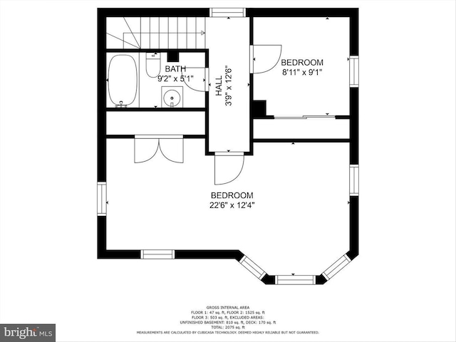 13310 Mockingbird Ln, Bowie, MD 20720 - view of room layout