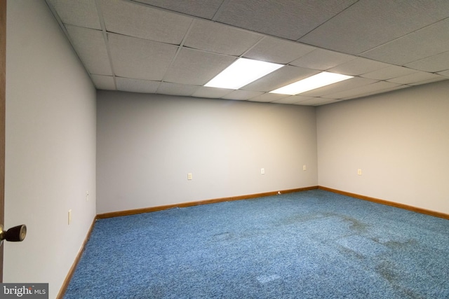 25 Pheasant Run, York Haven, PA 17370 - spare room with carpet and a paneled ceiling