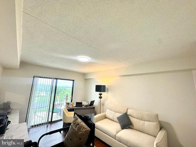 20822 Valley Forge Cir Unit 822, King Of Prussia, PA 19406 - office featuring a textured ceiling and dark wood-style floors