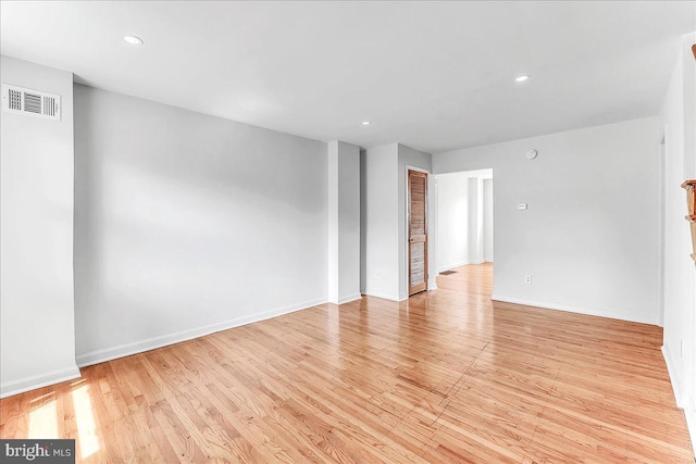 747 Bennington Rd, Folcroft, PA 19032 - empty room with light wood finished floors and recessed lighting