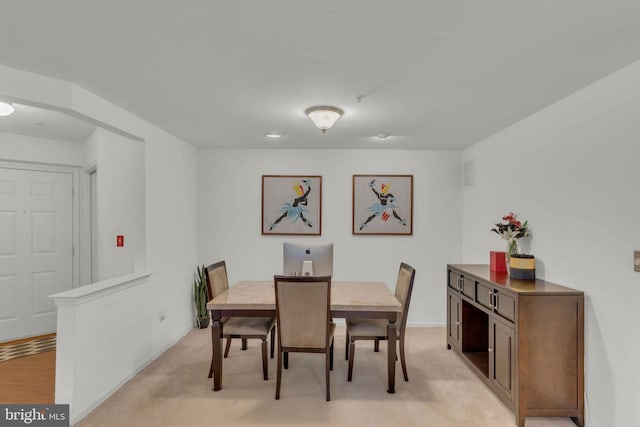 621 Mowat Unit 621, Hamilton, NJ 08690 - dining room with baseboards and light carpet