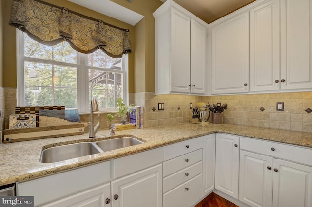 18 Knottingham Dr, Voorhees, NJ 08043 - kitchen with plenty of natural light, white cabinets, and backsplash