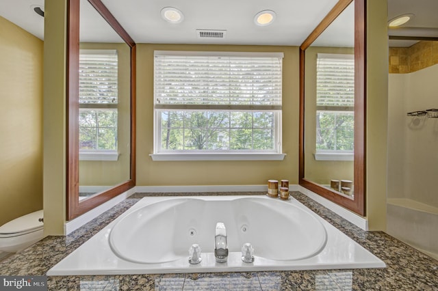 18 Knottingham Dr, Voorhees, NJ 08043 - bathroom featuring healthy amount of natural light and a whirlpool tub