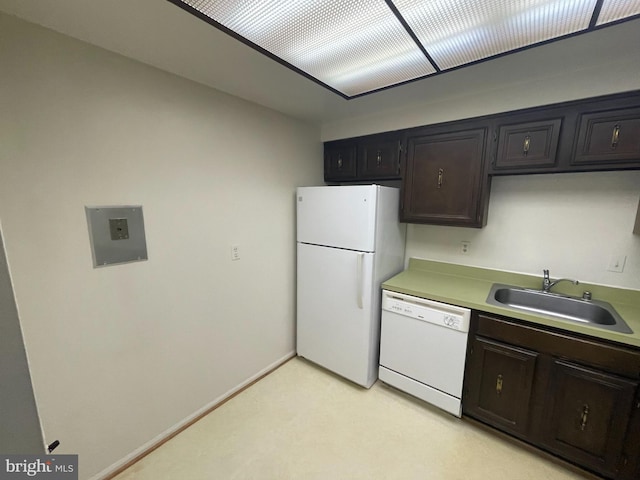 7630 Provincial Dr Unit 307, Mclean, VA 22102 - kitchen with white appliances and light countertops