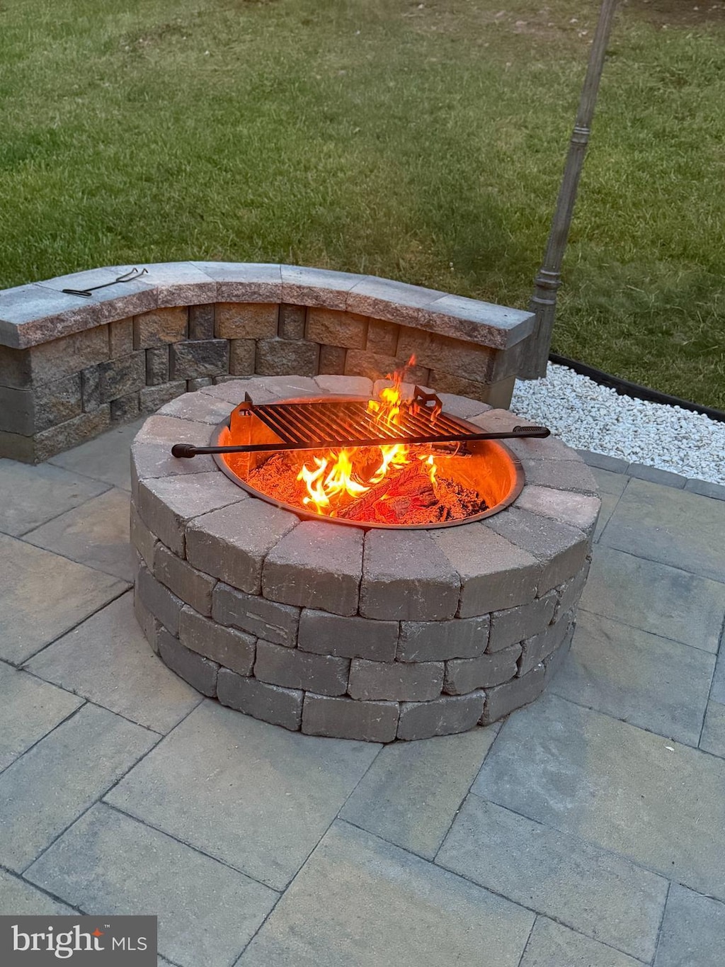 10303 Halton Ter, Lanham, MD 20706 - exterior view of an outdoor fire pit