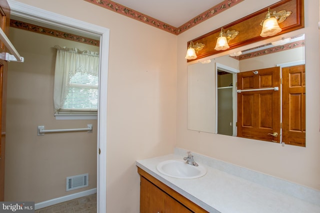 1018 Hilltop Rd, Warminster, PA 18974 - bathroom featuring vanity and a shower with shower door
