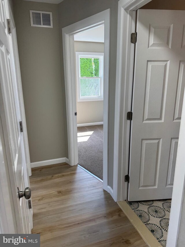 512 Majestic Ave, Bellmawr, NJ 08031 - hallway featuring light wood-type flooring