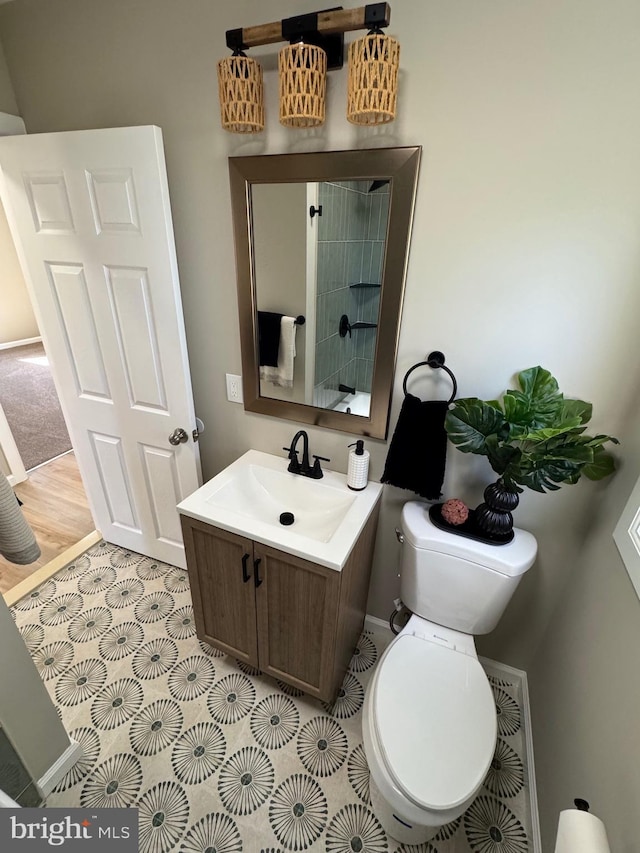 512 Majestic Ave, Bellmawr, NJ 08031 - bathroom with vanity and toilet
