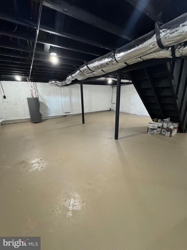 512 Majestic Ave, Bellmawr, NJ 08031 - view of unfinished below grade area
