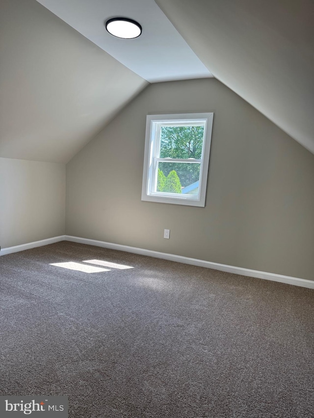 512 Majestic Ave, Bellmawr, NJ 08031 - bonus room with carpet flooring and vaulted ceiling