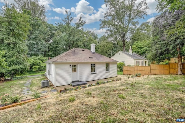 1623 Mason Ln, Charlottesville, VA 22903 - back of house featuring a chimney and a shingled roof