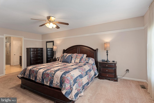 6 Thunder Gulch, Newark, DE 19702 - carpeted bedroom with a ceiling fan and ensuite bath