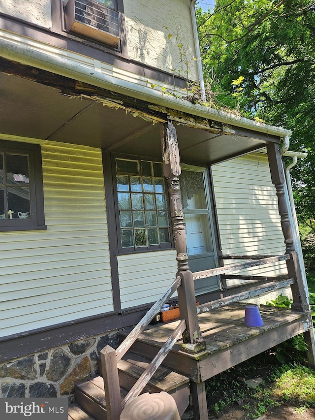 409 W Beechtree Ln, Wayne, PA 19087 - doorway to property featuring covered porch