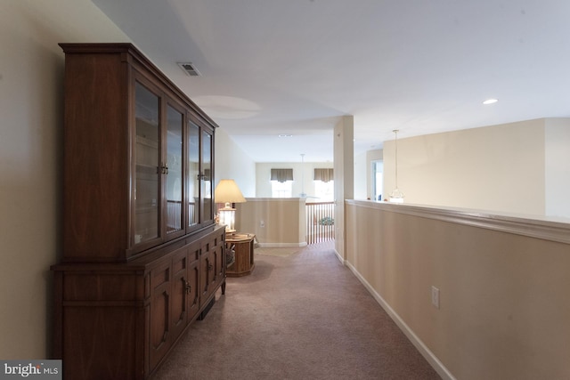 802 Geranium Dr, Warrington, PA 18976 - hall with light carpet and recessed lighting