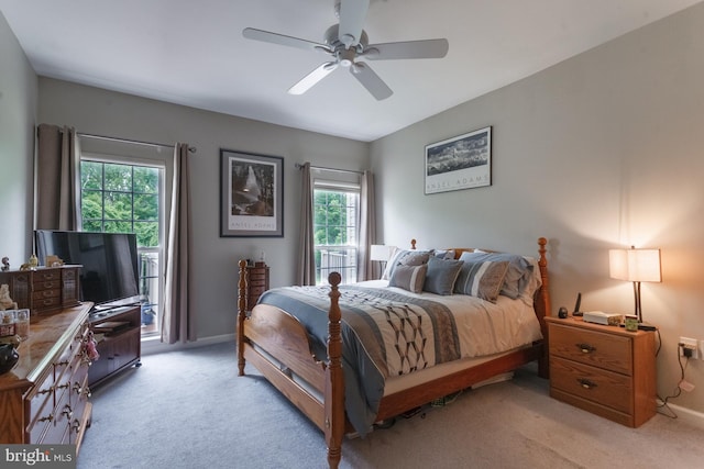 802 Geranium Dr, Warrington, PA 18976 - bedroom with multiple windows, carpet floors, and ceiling fan
