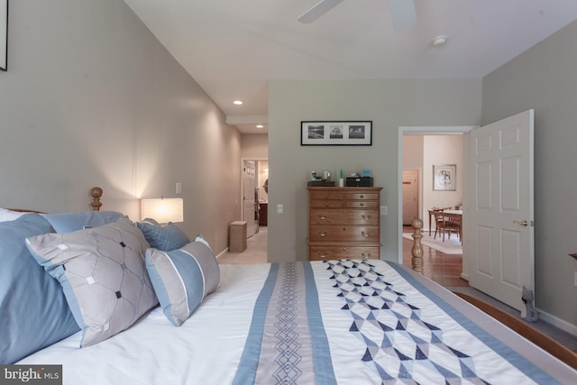 802 Geranium Dr, Warrington, PA 18976 - bedroom with recessed lighting and a ceiling fan