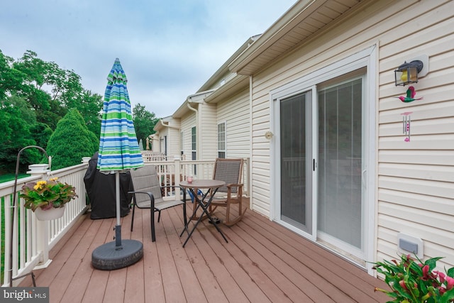 802 Geranium Dr, Warrington, PA 18976 - view of wooden deck