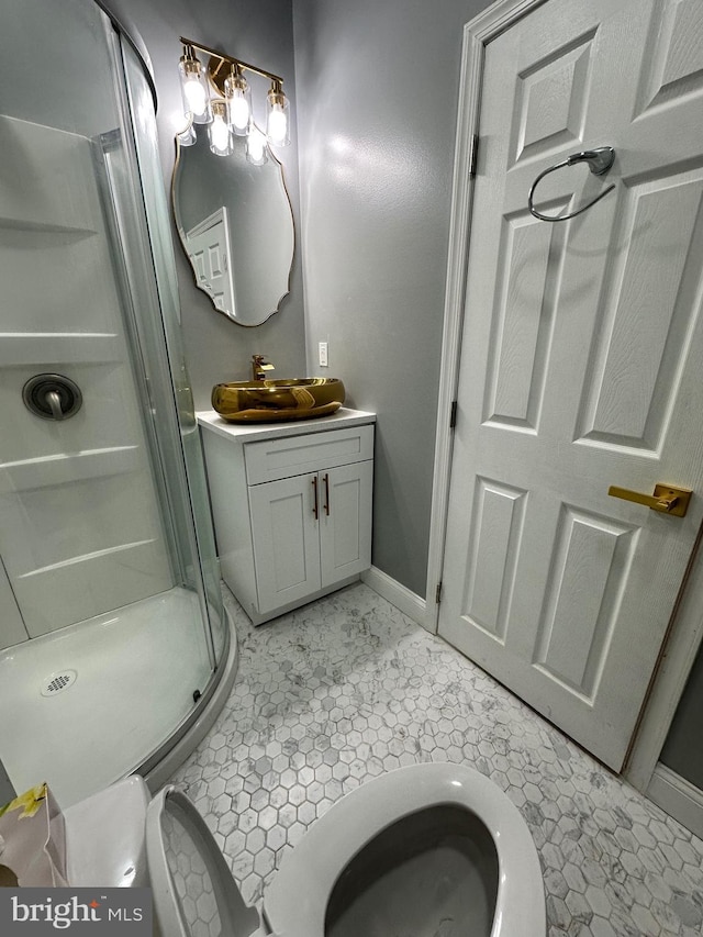 2937 N Judson St, Philadelphia, PA 19132 - full bathroom with a shower stall and vanity