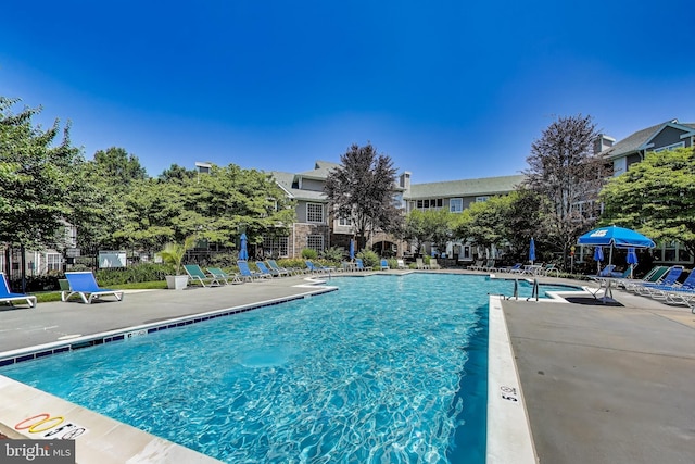 306 Canterbury Rd Unit 306-O, Bel Air, MD 21014 - community pool featuring a patio area