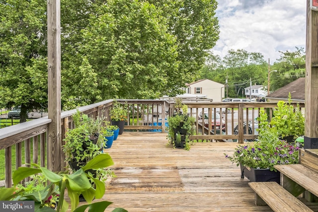 1714 S Main St, Bechtelsville, PA 19505 - view of wooden terrace