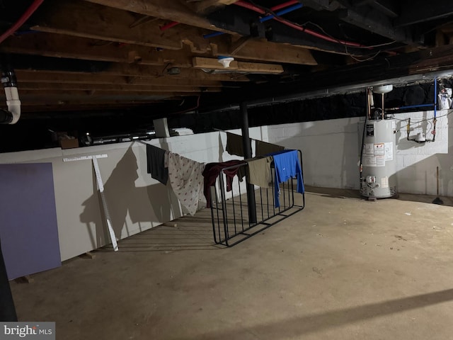 42 Reed St, Mohnton, PA 19540 - unfinished below grade area with water heater