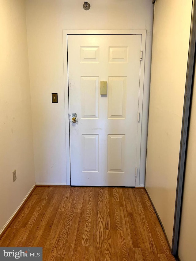 15100 Interlachen Dr Unit 4-701, Silver Spring, MD 20906 - doorway with wood finished floors