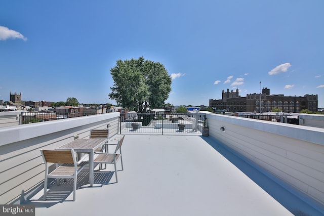 1318 E Eyre St, Philadelphia, PA 19125 - view of patio / terrace featuring a view of city