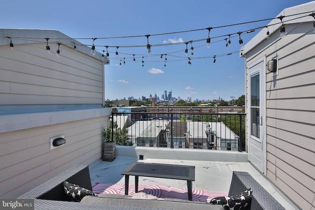 1318 E Eyre St, Philadelphia, PA 19125 - balcony with a skyline view
